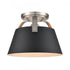 Elk Jepson 9.5 Inch Wide 1 Light Semi Flush Mount in Matte Black Model: 90170/1