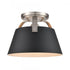 Elk Jepson 9.5 Inch Wide 1 Light Semi Flush Mount in Matte Black Model: 90170/1