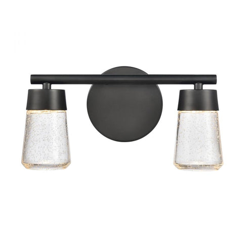 Elk Jergen 12.5 Inch Wide 2 Light Vanity Light in Matte Black Model: 81691/2
