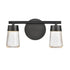 Elk Jergen 12.5 Inch Wide 2 Light Vanity Light in Matte Black Model: 81691/2