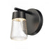 Elk Jergen 5 Inch Wide 1 Light Vanity Light in Matte Black Model: 81690/1