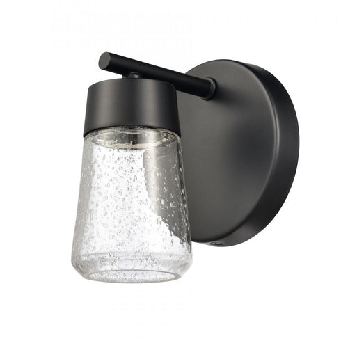 Elk Jergen 5 Inch Wide 1 Light Vanity Light in Matte Black Model: 81690/1