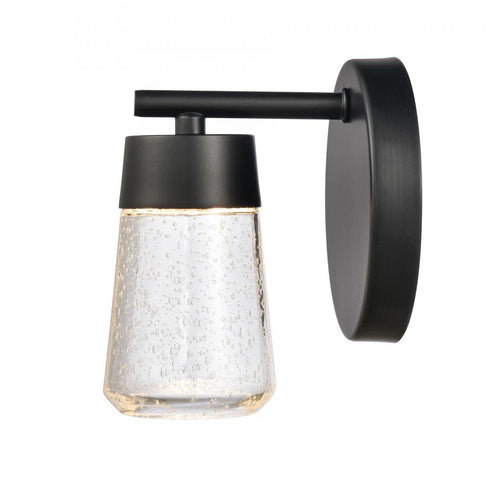 Elk Jergen 5 Inch Wide 1 Light Vanity Light in Matte Black Model: 81690/1