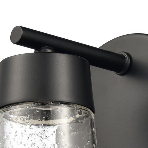 Elk Jergen 5 Inch Wide 1 Light Vanity Light in Matte Black Model: 81690/1