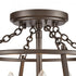 Elk Joanie 13 Inch Wide 3 Light Semi Flush Mount in Old Bronze Model: EC89693/3