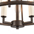 Elk Joanie 13 Inch Wide 3 Light Semi Flush Mount in Old Bronze Model: EC89693/3