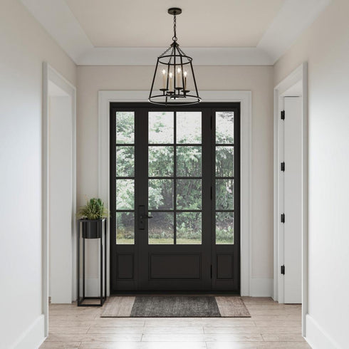 Elk Joanie 17.25 Inch Wide 4 Light Pendant in Old Bronze Model: EC89694/4
