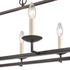 Elk Joanie 34 Inch Wide 6 Light Linear Chandelier in Old Bronze Model: EC89695/6