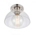 Elk Julian 10 Inch Wide 1 Light Semi Flush Mount Polished Nickel Model: 89924/1