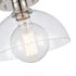 Elk Julian 10 Inch Wide 1 Light Semi Flush Mount Polished Nickel Model: 89924/1
