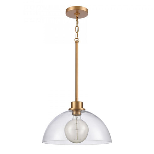 Elk Julian 14'' Wide 1 Light Pendant Brushed Model: 89915/1
