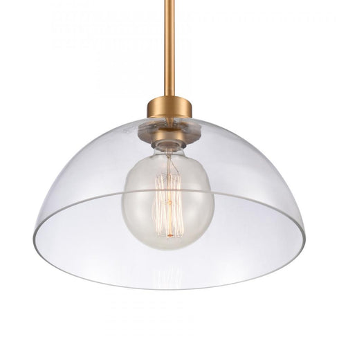 Elk Julian 14'' Wide 1 Light Pendant Brushed Model: 89915/1