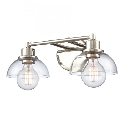 Elk Julian 16 Inch Wide 2 Light Vanity Light Polished Nickel Model: 89921/2