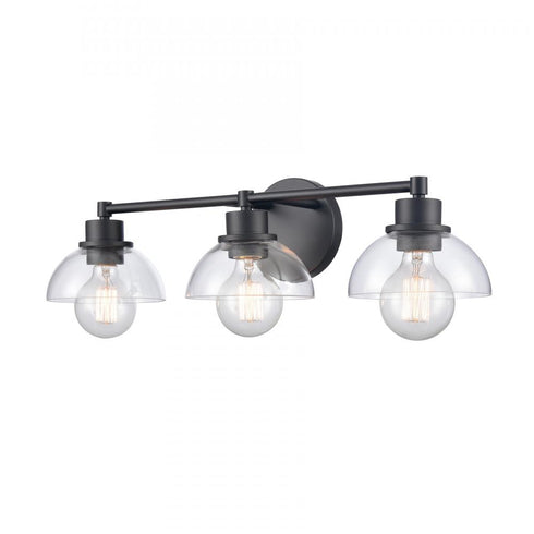 Elk Julian 24 Inch Wide 3 Light Vanity Light Matte Black Model: 89902/3