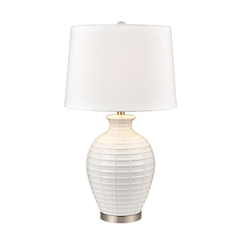 Elk Junia TABLE LAMP (2 pack) (2 pack) in White Finish Model: S0019-9472