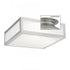 Elk Kaset 15 Inch Wide 2 Light Flush Mount in Brushed Nickel Model: 9699-BN-SO