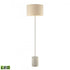 Elk Katwijk 64 Inch High 1 Light Floor Lamp Nickel Includes LED Bulb in Polished Concrete Finish Model: D3452-LED