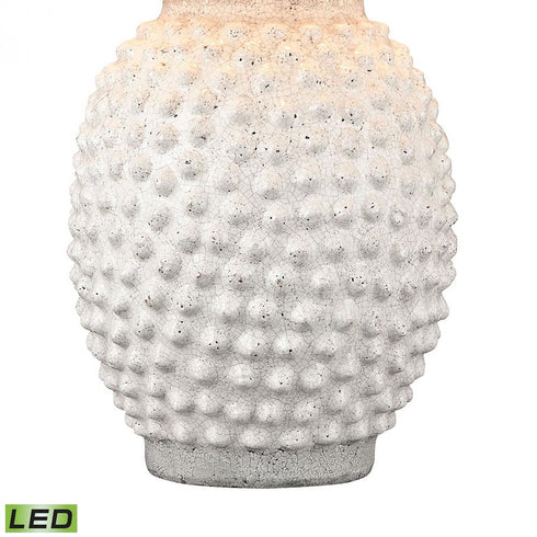 Elk Keem Bay 24 Inch High 1 Light Table Lamp in White Includes LED Bulb Model: H019-7256-LED