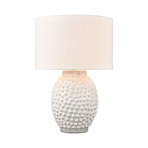 Elk Keem Bay TABLE LAMP in White Finish Model: H019-7256