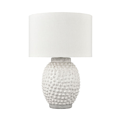 Elk Keem Bay TABLE LAMP in White Finish Model: H019-7256