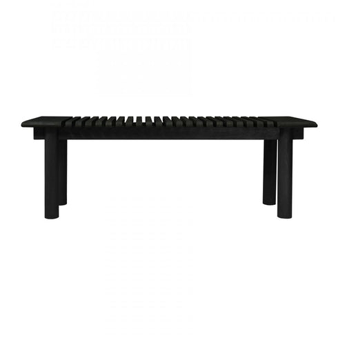 Elk Keller Bench in Shou Sugi Ban Model: H0075-10842
