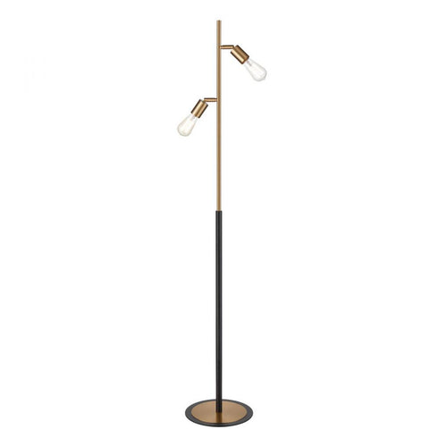 Elk Kelston 62 Inch High 2 Light Floor Lamp in Matte Black Model: S0019-9564
