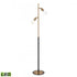 Elk Kelston 62 Inch High 2 Light Floor Lamp in Matte Black Model: S0019-9564