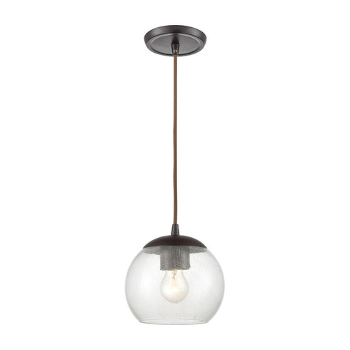Elk Kendal 1 Light MINI PENDANT in Oil Rubbed Bronze Finish Model: 85210/1