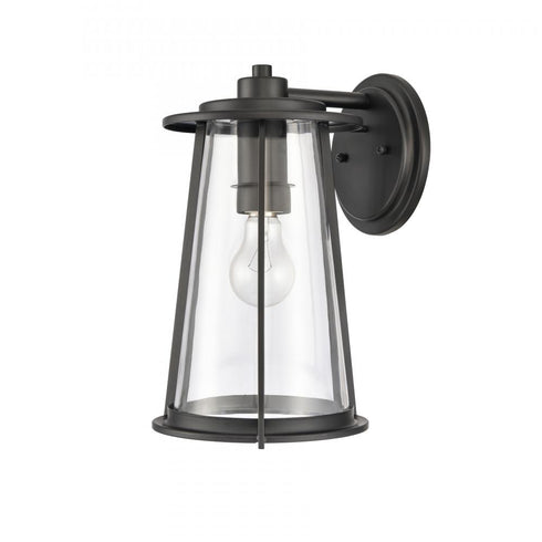 Elk Kennison 13 Inch High 1 Light Outdoor Sconce in Matte Black Model: 89610/1