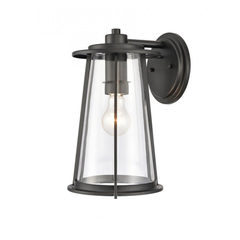 Elk Kennison 13 Inch High 1 Light Outdoor Sconce in Matte Black Model: 89610/1