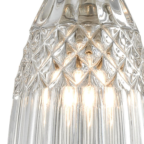 Elk Kersey MINI PENDANT in Satin Nickel Finish Model: 10458/1