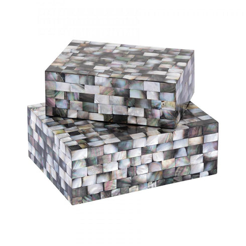 Elk Keshi Box Set of 2 in Mother of Pearl Model: S0807-11397/S2