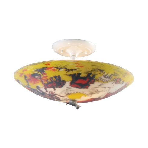 Elk Kidshine 3 Light FLUSH MOUNT in White Finish Model: 66404-3