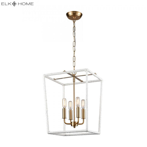 Elk Kingdom PENDANT in White Finish Model: D4035