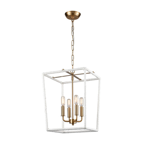 Elk Kingdom PENDANT in White Finish Model: D4035