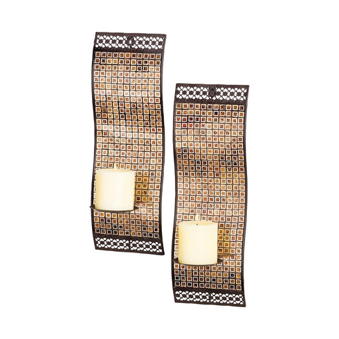 Elk Kingsway S2 Wall Lighting (2 pack) (2 pack) in Brown Finish Model: 915550