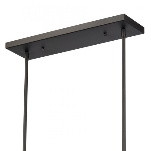 Elk Kinsley 38 Inch Wide 8 Light Linear Chandelier in Oil Rubbed Bronze Model: 66286/8