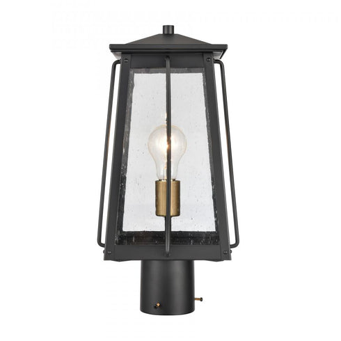 Elk Kirkdale POST MOUNT in Matte Black Finish Model: 83406/1