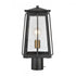 Elk Kirkdale POST MOUNT in Matte Black Finish Model: 83406/1