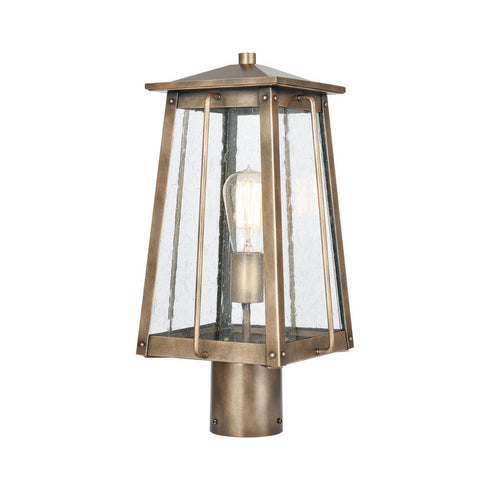 Elk Kirkdale POST MOUNT in Vintage Brass Finish Model: 83416/1