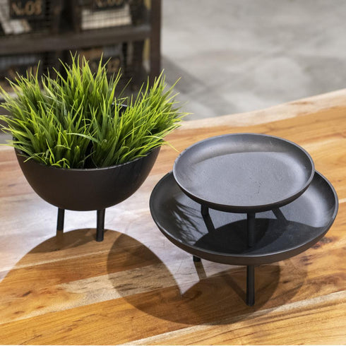 Elk Kiser BOWL TRAY (2 pack) (2 pack) in Matte Black Finish Model: H0807-9224