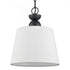 Elk Kistler 12 Inch Wide 1 Light Pendant in Charcoal Model: 68264/1