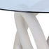 Elk Knotty Dining Table in White Model: H0075-9439