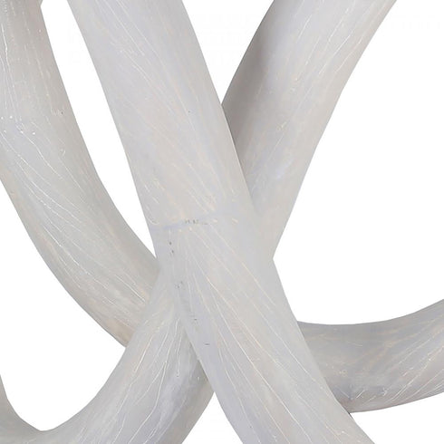 Elk Knotty Dining Table in White Model: H0075-9439