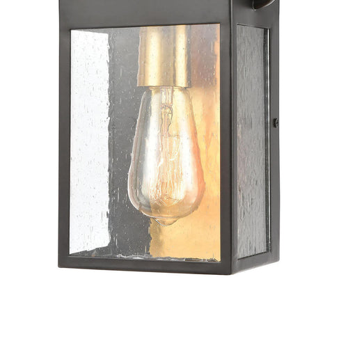 Elk Knowlton 1 Light SCONCE in Matte Black Brushed Brass Brushed Brass Finish Model: 46680/1