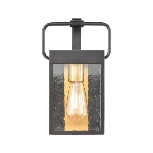 Elk Knowlton 1 Light SCONCE in Matte Black Brushed Brass Brushed Brass Finish Model: 46680/1