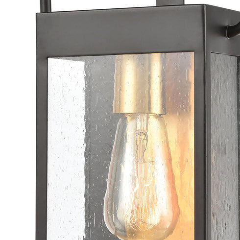 Elk Knowlton 1 Light SCONCE in Matte Black Brushed Brass Brushed Brass Finish Model: 46680/1