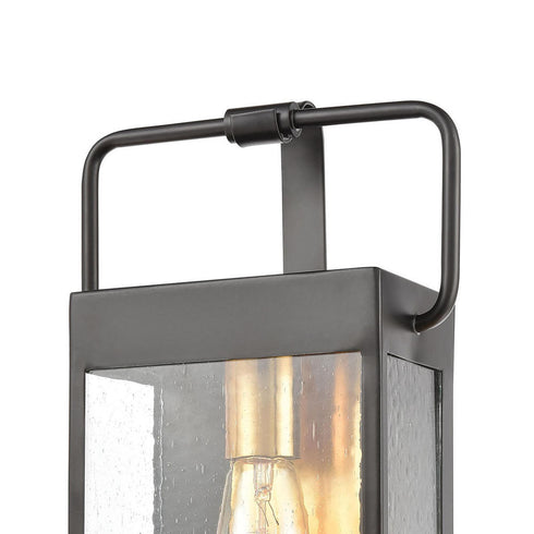 Elk Knowlton 1 Light SCONCE in Matte Black Brushed Brass Brushed Brass Finish Model: 46681/1