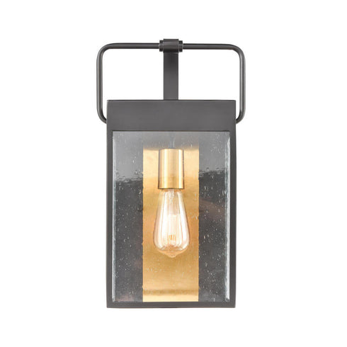 Elk Knowlton 1 Light SCONCE in Matte Black Brushed Brass Brushed Brass Finish Model: 46682/1