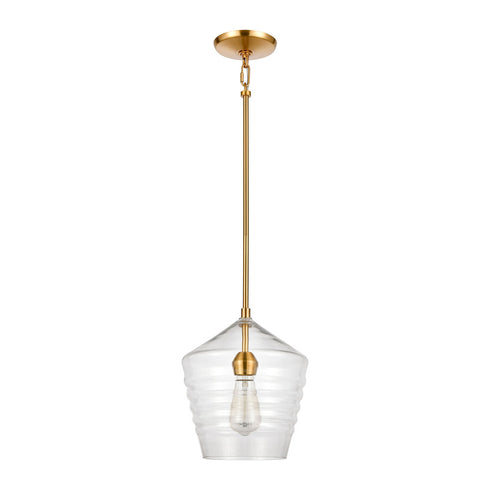 Elk Konis MINI PENDANT in Satin Brass Finish Model: 69255/1